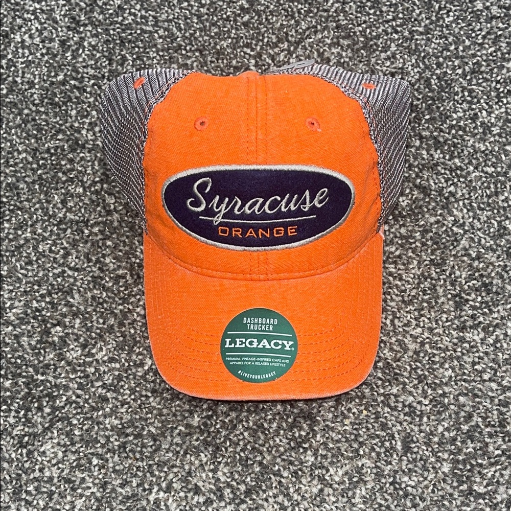 NWT’s SU Legacy Orange and Navy Syracuse Trucker Hat